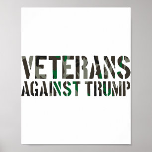 Veteranen Tegen Trump Anti-trump Veteranen Tegen Poster