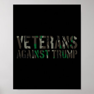 Veteranen Tegen Trump Anti-trump Veteranen Tegen Poster