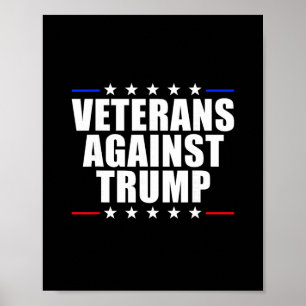 Veteranen Tegen Trump Anti-trump Veteranen Tegen Poster