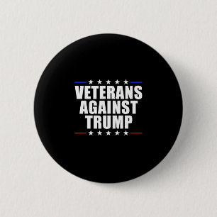 Veteranen Tegen Trump Anti-trump Veteranen Tegen Ronde Button 5,7 Cm