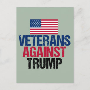 Veteranen tegen Trump Briefkaart