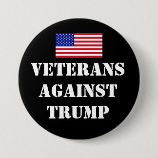 Veteranen Tegen Trump Knop Ronde Button 7,6 Cm