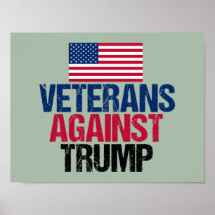 Veteranen tegen Trump Poster