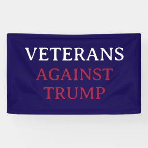 VETERANEN TEGEN TRUMP SPANDOEK