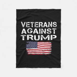 Veteranen Tegen Trump T-shirt Militair Vets Tegen Fleece Deken