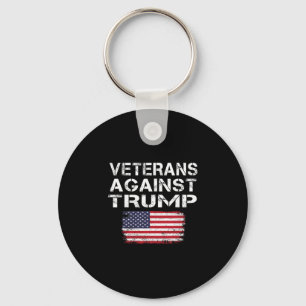Veteranen Tegen Trump T-shirt Militair Vets Tegen Sleutelhanger