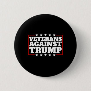 Veteranen tegen Trump tegen anti-Trump veteranen Ronde Button 5,7 Cm
