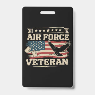 Veteranen US Air Force Amerikaanse Amerikaanse Vla Badge
