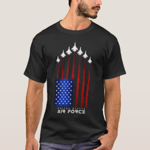 Veteranen van de Amerikaanse luchtmacht op 4 juli  T-shirt