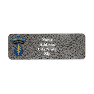 Veteranen van de Groene Berets Special Forces Etiket