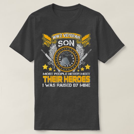 Veteranen van de Tweede Wereldoorlog T-shirt (Design voorkant)