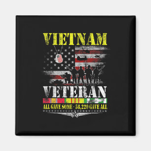 Veteranen van de Vietnamese  vlag Magneet