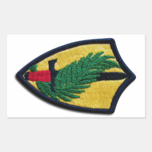 Veteranen van het hoofdcommando van het leger CENT Rechthoekige Sticker