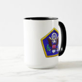 Veteranen van het hoofdkantoor van het leger passe mok (Voorkant rechts)