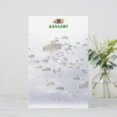 Veteranen van het leger van Airborne Rangers Briefpapier (Staand voorkant)
