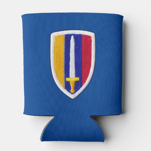 Veteranen van oorlogspatches in het leger USARV Vi Blikjeskoeler (Achterkant)