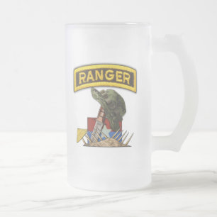 Veteranen van Rangers Vietnam Nam War Matglas Bierpul