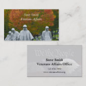 Veteranen Visitekaartje (Voorkant / Achterkant)