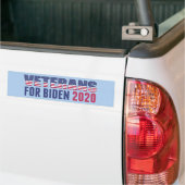 Veteranen voor Biden 2020 Bumpersticker (Op Truck)