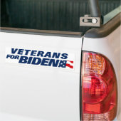 Veteranen voor Biden 2024 Bumpersticker (Op Truck)