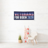 Veteranen voor Biden Spandoek (Insitu)