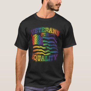 Veteranen voor de gelijkheid van militaire veteran t-shirt
