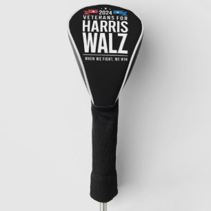 Veteranen voor Harris Walz 2024 Presidential Golfheadcover