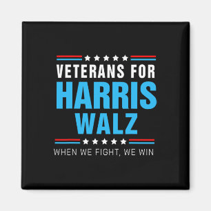Veteranen voor Harris Wheimer 2024 als we vechten Magneet