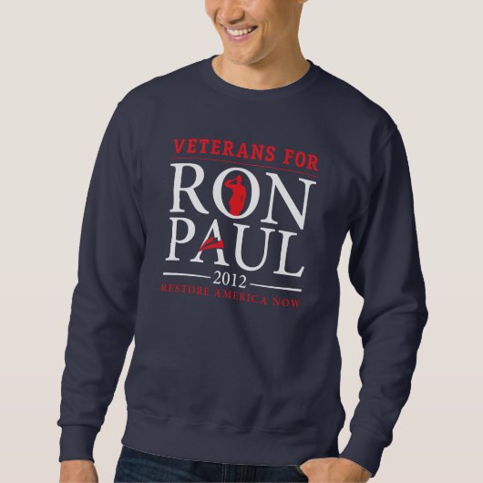 Veteranen voor Ron Paul Shirt (Voorkant)