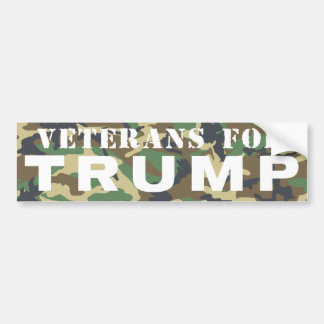 Veteranen voor Trump 2016 Bumpersticker