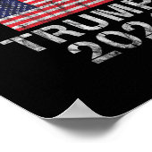 Veteranen voor Trump 2024 Poster (Hoek)