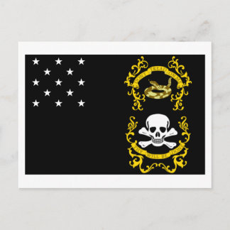 Veteranen Vrijgesteld vlag Briefkaart