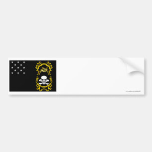 Veteranen Vrijgesteld vlag Bumpersticker