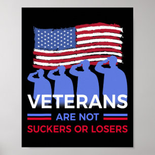 Veteranen zijn geen sukkels of lossers poster