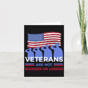 Veteranen zijn geen sukkels of verliezers kaart
