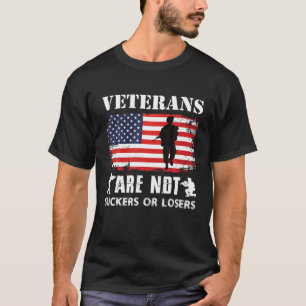 Veteranen zijn geen sukkels of verliezers van het t-shirt
