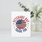 VETERANENDAG BEDANKT BRIEFKAART (Staand voorkant)