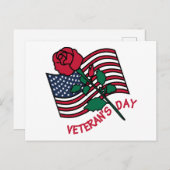 Veteranendag Briefkaart (Voorkant / Achterkant)