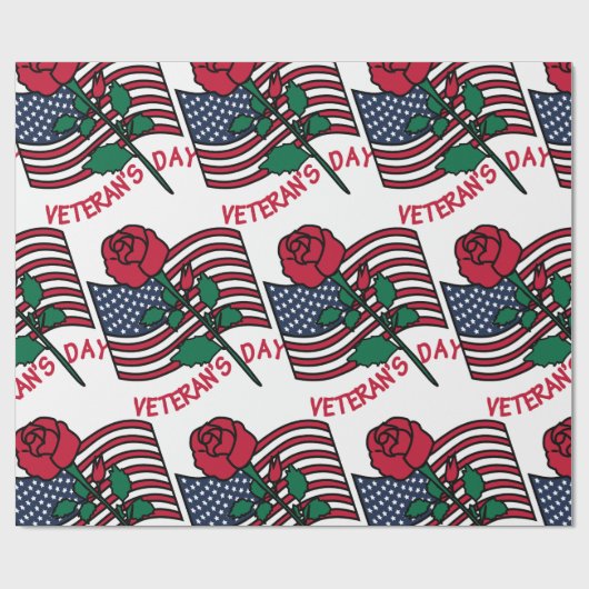 Veteranendag Cadeaupapier (Vlak)