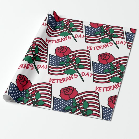 Veteranendag Cadeaupapier (Uitgerold)