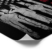 Veteranendag Dank u Veteranen Trots Patriottisch Poster (Hoek)