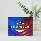 Veteranendag - Eer iedereen die heeft gediend Briefkaart (Staand voorkant)