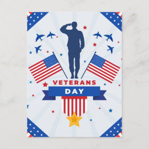Veteranendag - Eer iedereen die heeft gediend Feestdagenkaart