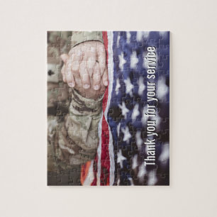 Veteranendag - Eer iedereen die heeft gediend Legpuzzel