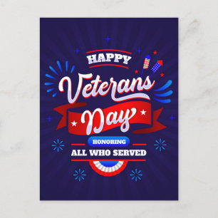 Veteranendag Feestdagenkaart