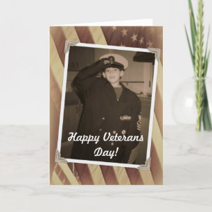  Veteranendag - Jonge jongen groet Kaart