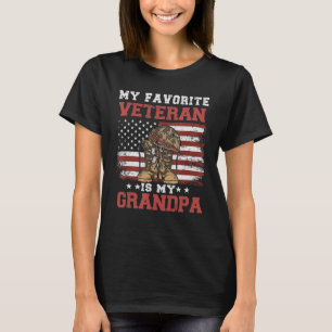 Veteranendag mijn favoriete veteraan is mijn opa C T-shirt