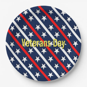 Veteranendag Papieren Bordje