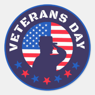 Veteranendag Ronde Sticker