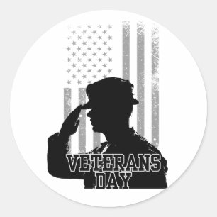 Veteranendag Ronde Sticker